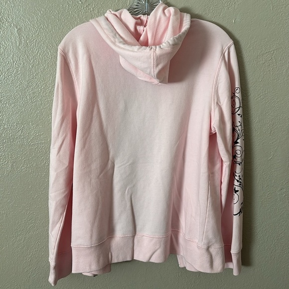 CATO Women’s Pink Full Zip Hoodie Sweatshirt, Large - Picture 6 of 6
